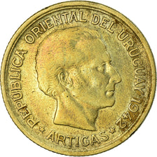 Coin, Uruguay, Peso, 1942, Santiago, EF(40-45), Silver, KM:30