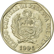 Moeda, Peru, Nuevo Sol, 1994, Lima, AU(55-58), Cobre-Níquel-Zinco, KM:308.1