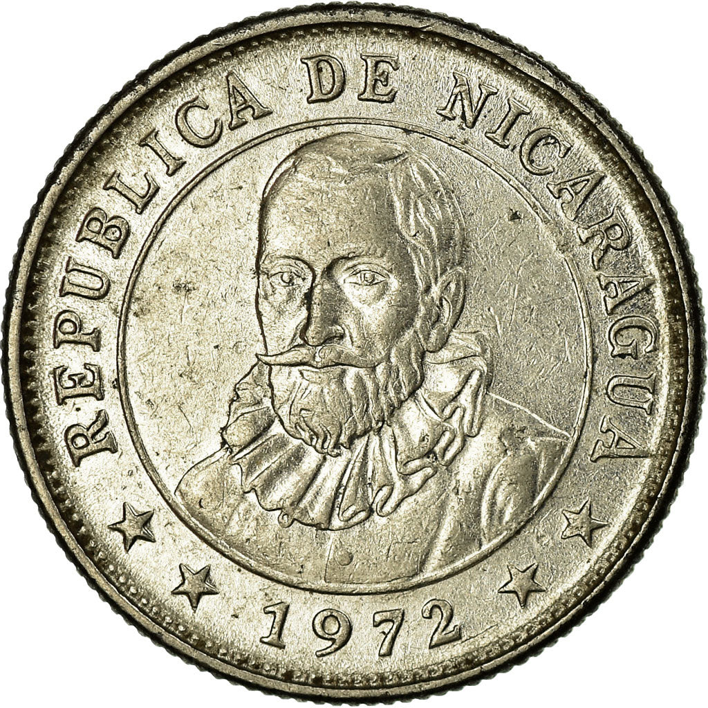 Coin, Nicaragua, 10 Centavos, 1972, Karisruhe, AU(55-58), Copper-nickel, KM:17.3