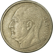 Coin, Norway, Olav V, Krone, 1966, EF(40-45), Copper-nickel, KM:409
