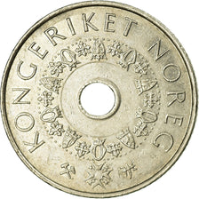 Coin, Norway, Harald V, 5 Kroner, 1999, EF(40-45), Copper-nickel, KM:463
