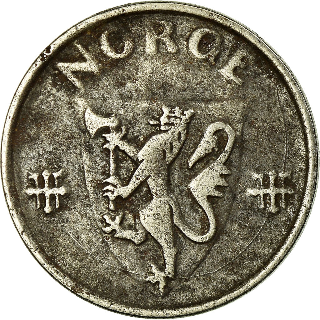Coin, Norway, Haakon VII, 5 Öre, 1942, VF(30-35), Iron, KM:388