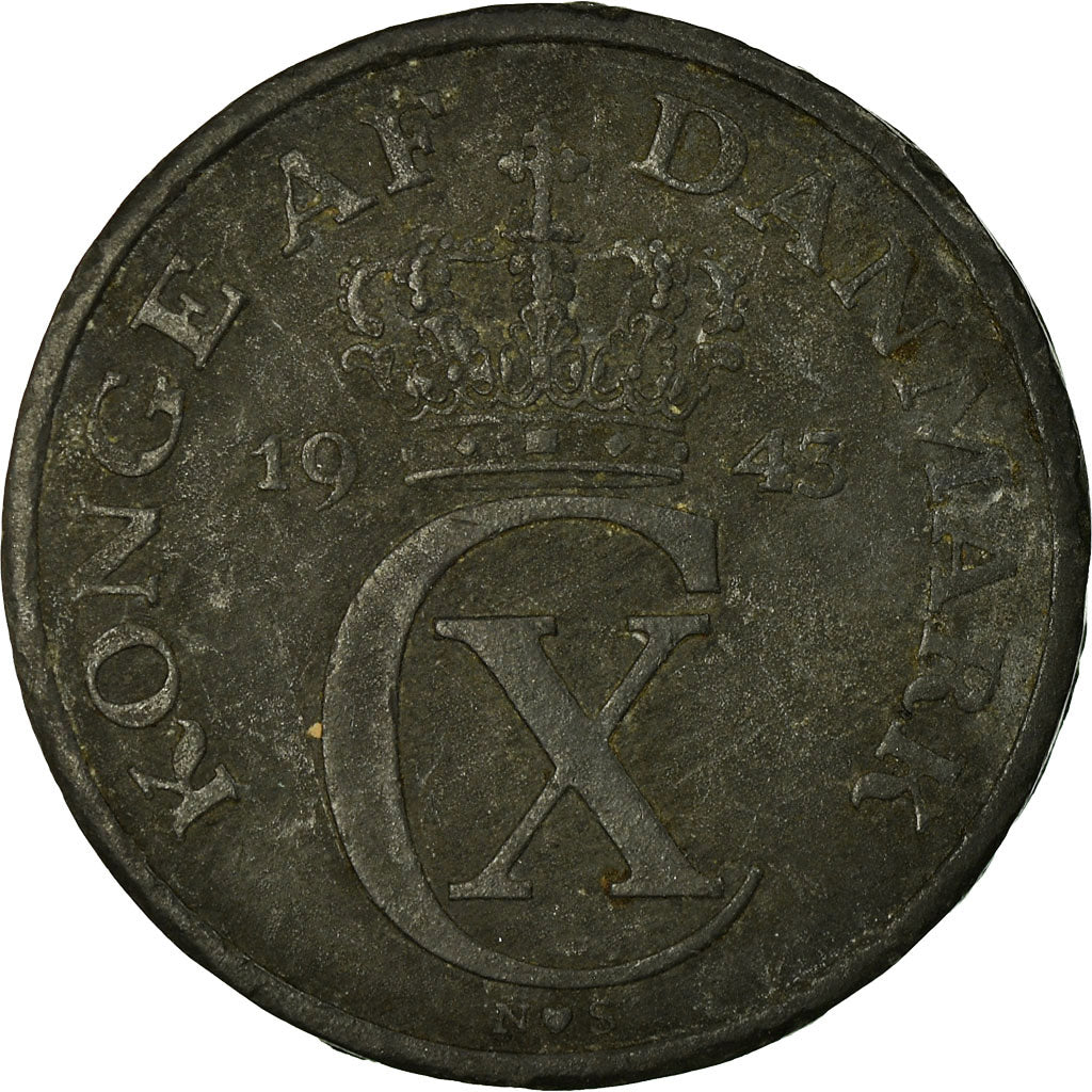 Coin, Norway, Haakon VII, 5 Öre, 1943, VF(20-25), Iron, KM:388