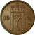 Moneda, Noruega, Haakon VII, 5 Öre, 1952, Kongsberg, MBC, Bronce, KM:368