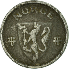 Monnaie, Norvège, Haakon VII, 25 Öre, 1940, TB, Copper-nickel, KM:384