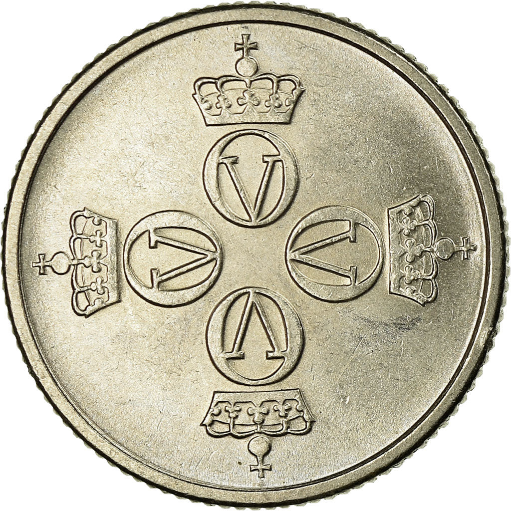 Moneda, Noruega, Olav V, 25 Öre, 1978, MBC, Cobre - níquel, KM:417
