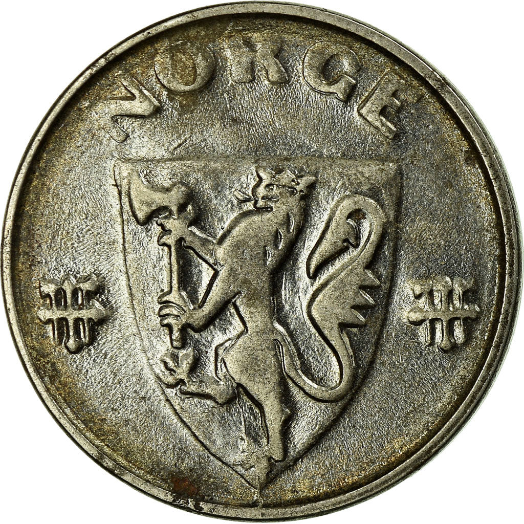 Coin, Norway, Haakon VII, 2 Öre, 1944, VF(30-35), Iron, KM:394