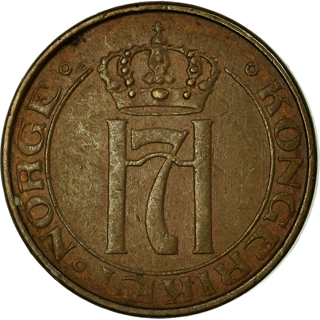Münze, Norwegen, Haakon VII, Ore, 1941, SS, Bronze, KM:367