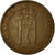 Moneda, Noruega, Haakon VII, Ore, 1941, MBC, Bronce, KM:367