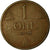 Moneda, Noruega, Haakon VII, Ore, 1941, MBC, Bronce, KM:367