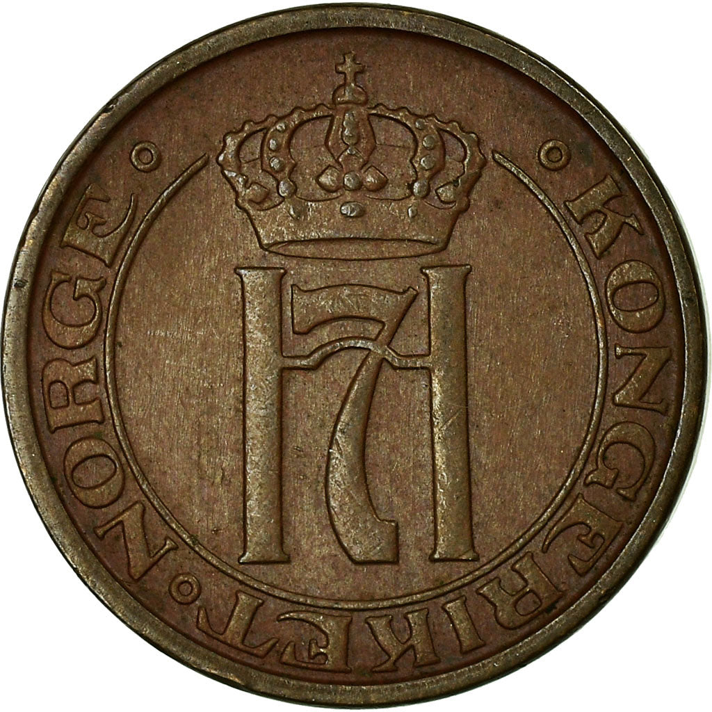 Coin, Norway, Haakon VII, Ore, 1952, EF(40-45), Bronze, KM:367