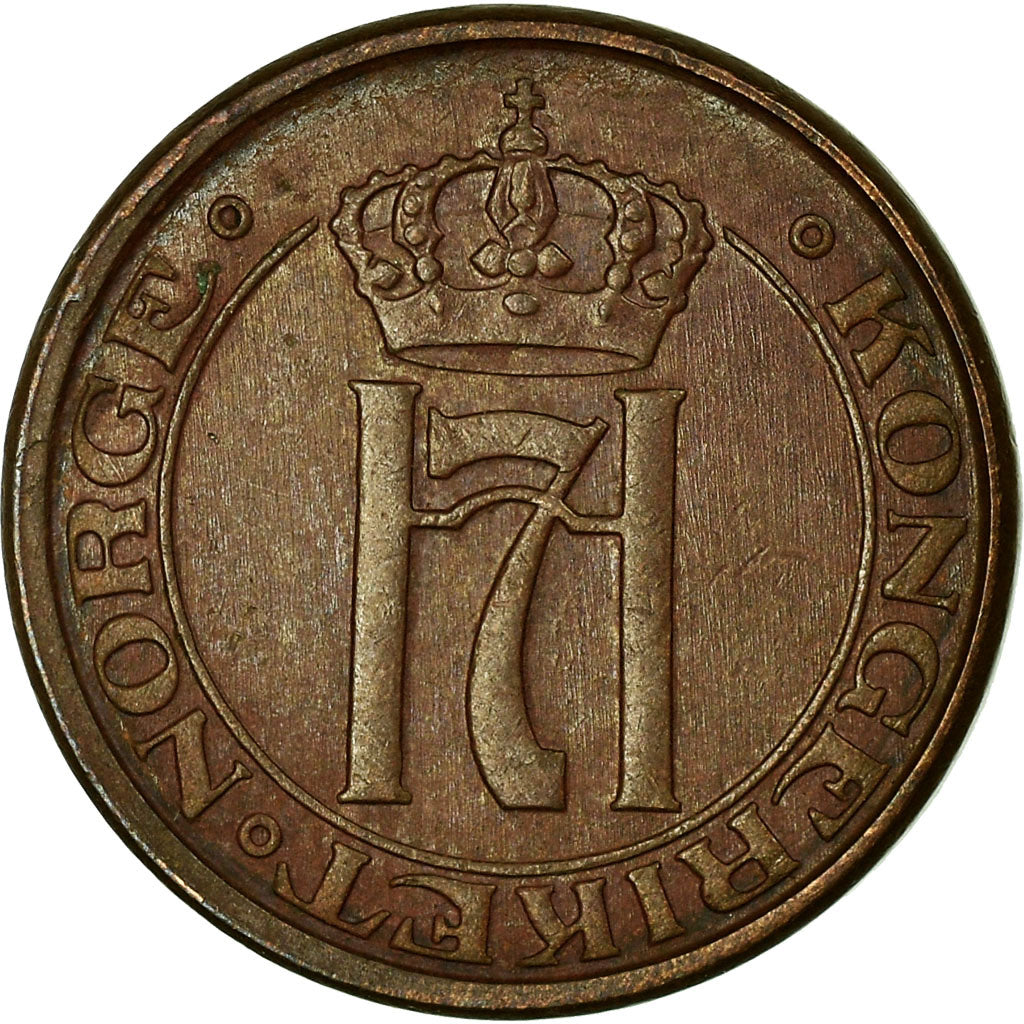 Monnaie, Norvège, Haakon VII, Ore, 1952, TTB, Bronze, KM:367