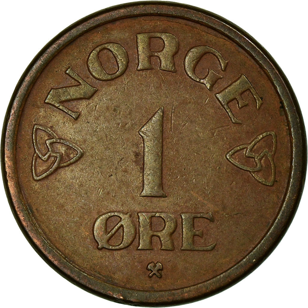 Coin, Norway, Haakon VII, Ore, 1954, EF(40-45), Bronze, KM:398