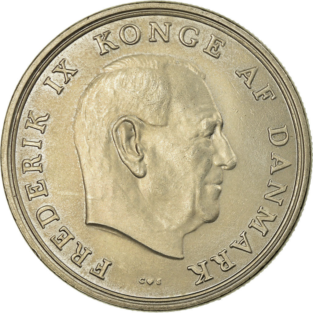 Coin, Denmark, Frederik IX, 5 Kroner, 1965, Copenhagen, EF(40-45)