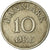 Munten, Denemarken, Frederik IX, 10 Öre, 1951, Copenhagen, ZF, Copper-nickel
