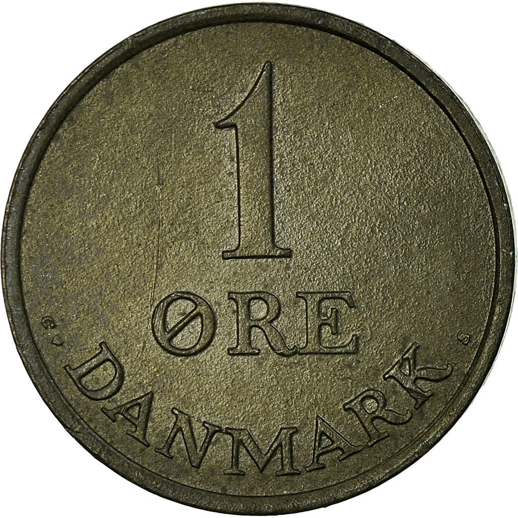 Monnaie, Danemark, Frederik IX, Ore, 1965, Copenhagen, TB+, Zinc, KM:839.2