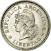 Moneda, Argentina, 50 Centavos, 1960, MBC, Níquel recubierto de acero, KM:56