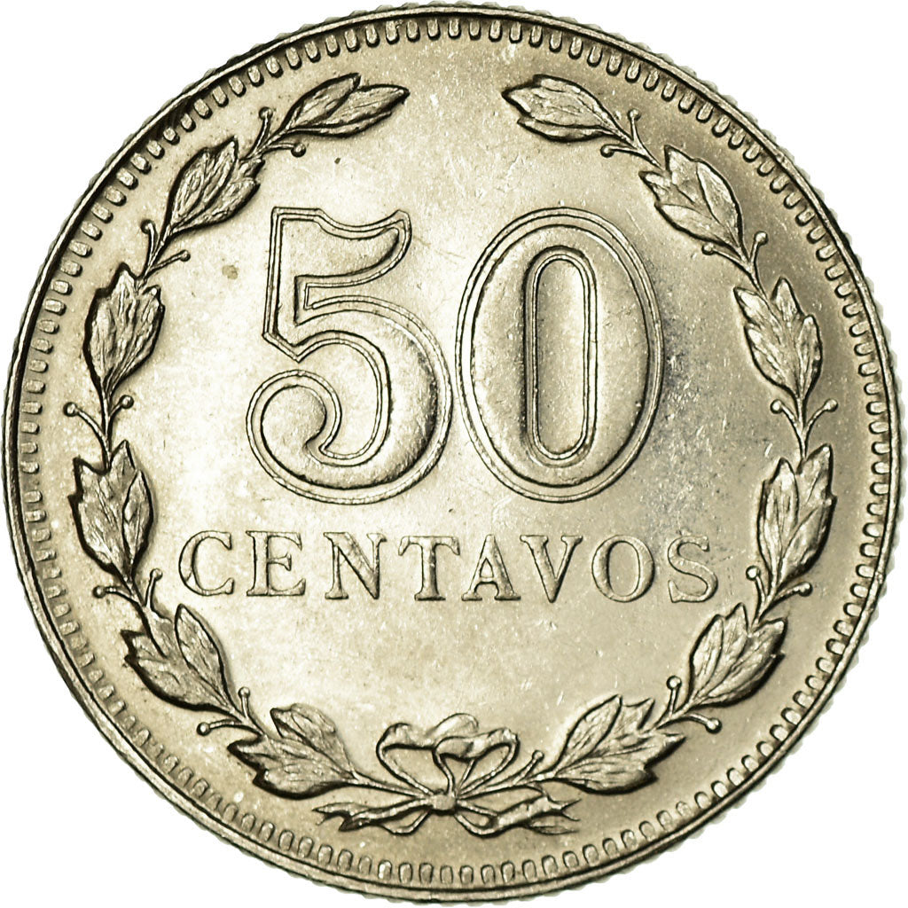 Coin, Argentina, 50 Centavos, 1941, EF(40-45), Nickel, KM:39