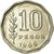 Münze, Argentinien, 10 Pesos, 1966, SS, Nickel Clad Steel, KM:60