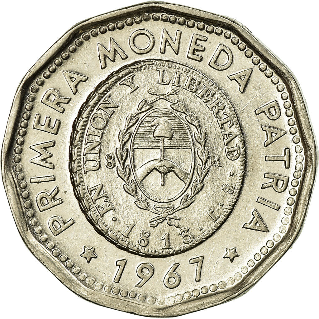 Monnaie, Argentine, 25 Pesos, 1967, TTB, Nickel Clad Steel, KM:61