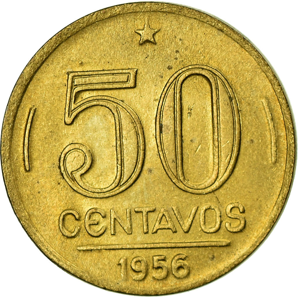 Coin, Argentina, 50 Centavos, 1956, VF(30-35), Nickel Clad Steel, KM:49