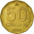 Moneta, Argentina, 50 Centavos, 1986, EF(40-45), Mosiądz, KM:99