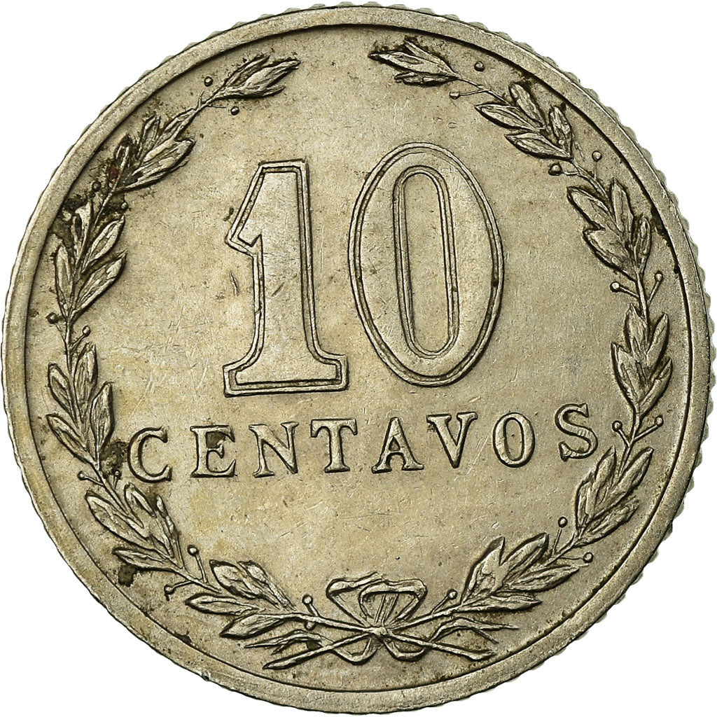 Coin, Argentina, 10 Centavos, 1912, EF(40-45), Copper-nickel, KM:35