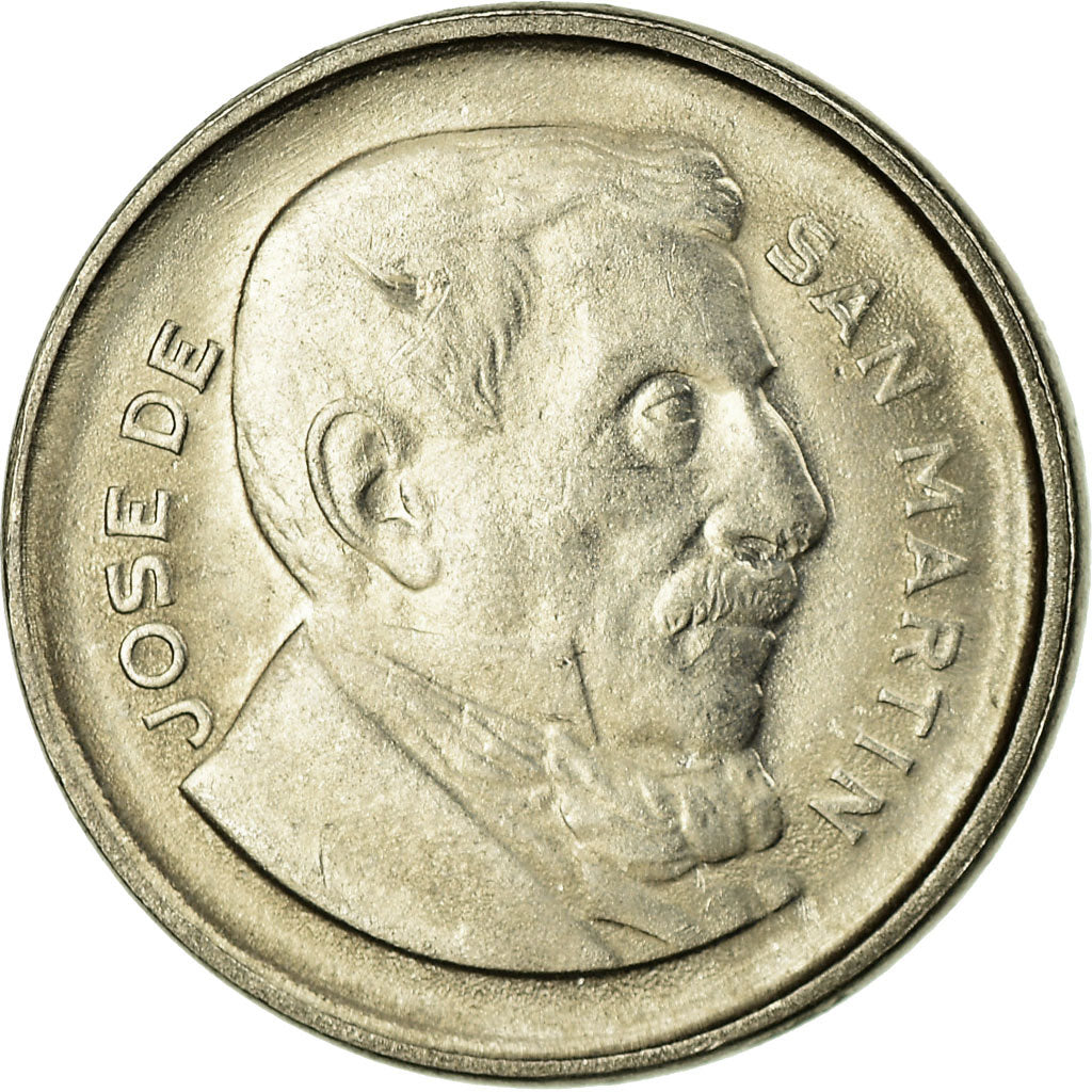 Coin, Argentina, 10 Centavos, 1956, AU(55-58), Nickel Clad Steel, KM:51