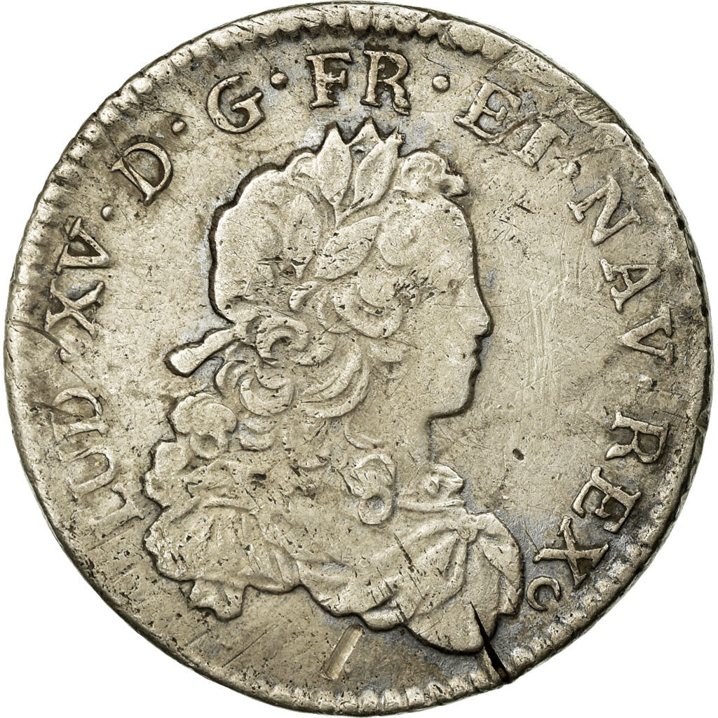 Monnaie, France, Louis XV, 1/3 Écu de France, 1/3 Ecu, 1721, Tours, TB+