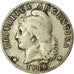 Coin, Argentina, 20 Centavos, 1916, VF(20-25), Copper-nickel, KM:36