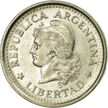 Moneta, Argentina, 20 Centavos, 1960, BB, Acciaio ricoperto in nichel, KM:55