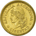 Coin, Argentina, 20 Centavos, 1974, EF(40-45), Aluminum-Bronze, KM:67