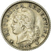 Coin, Argentina, 5 Centavos, 1942, EF(40-45), Copper-nickel, KM:34