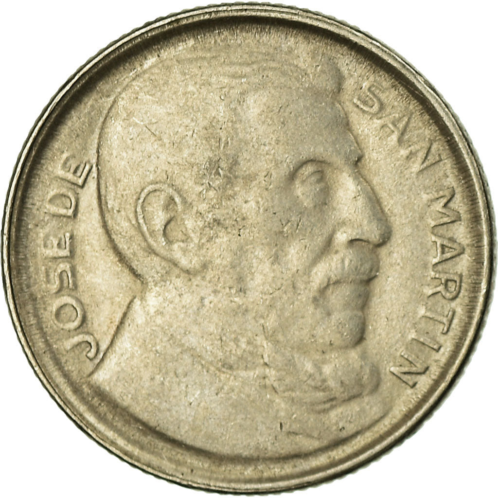 Coin, Argentina, 5 Centavos, 1950, VF(30-35), Copper-nickel, KM:43