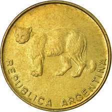 Coin, Argentina, 5 Centavos, 1988, EF(40-45), Brass, KM:97.2