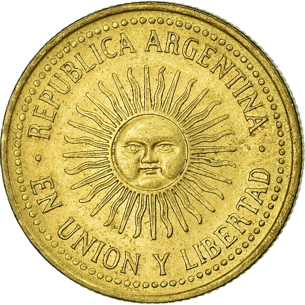Coin, Argentina, 5 Centavos, 1992, EF(40-45), Aluminum-Bronze, KM:109