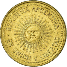 Coin, Argentina, 5 Centavos, 1992, EF(40-45), Aluminum-Bronze, KM:109