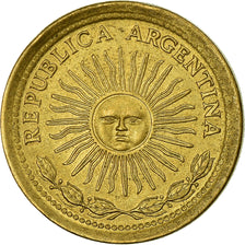 Coin, Argentina, Peso, 1975, EF(40-45), Aluminum-Bronze, KM:69