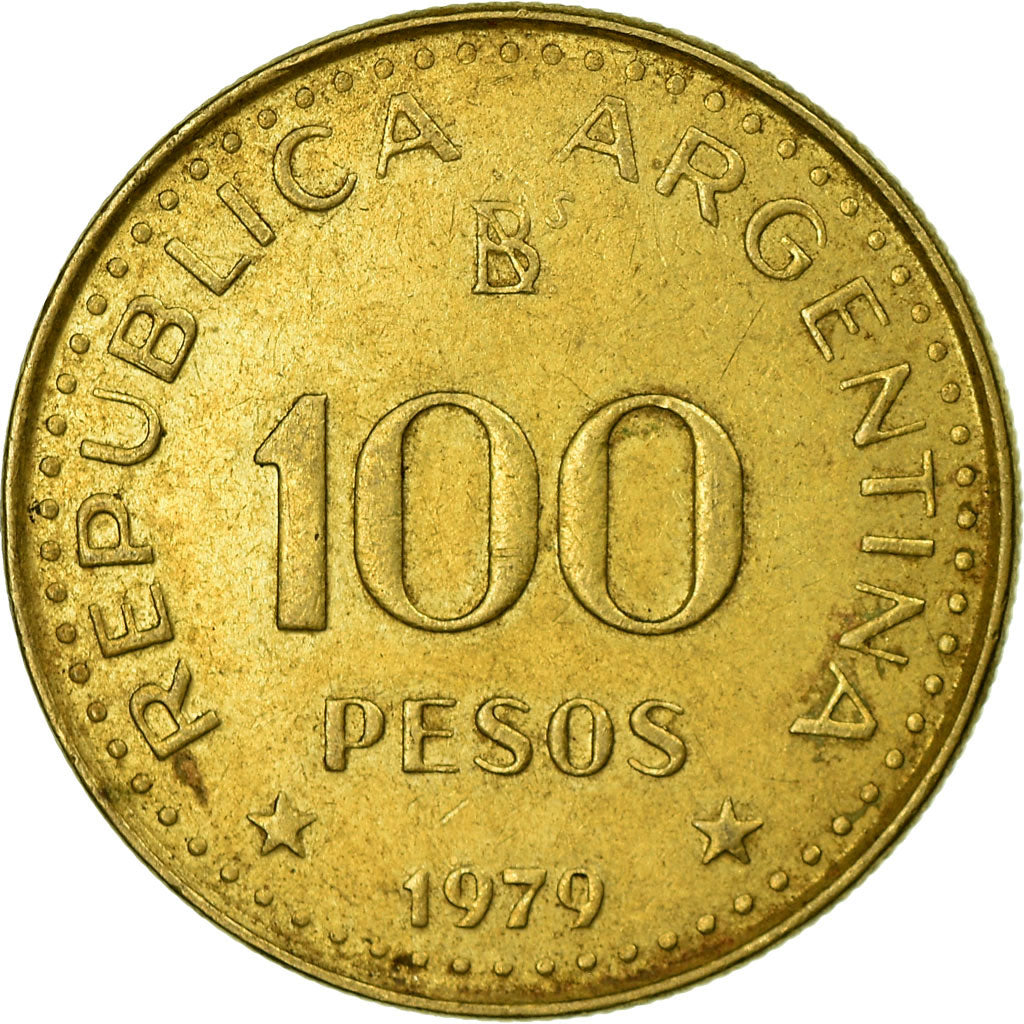 Coin, Argentina, 100 Pesos, 1979, EF(40-45), Aluminum-Bronze, KM:86