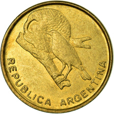Coin, Argentina, 1/2 Centavo, 1985, EF(40-45), Brass, KM:95