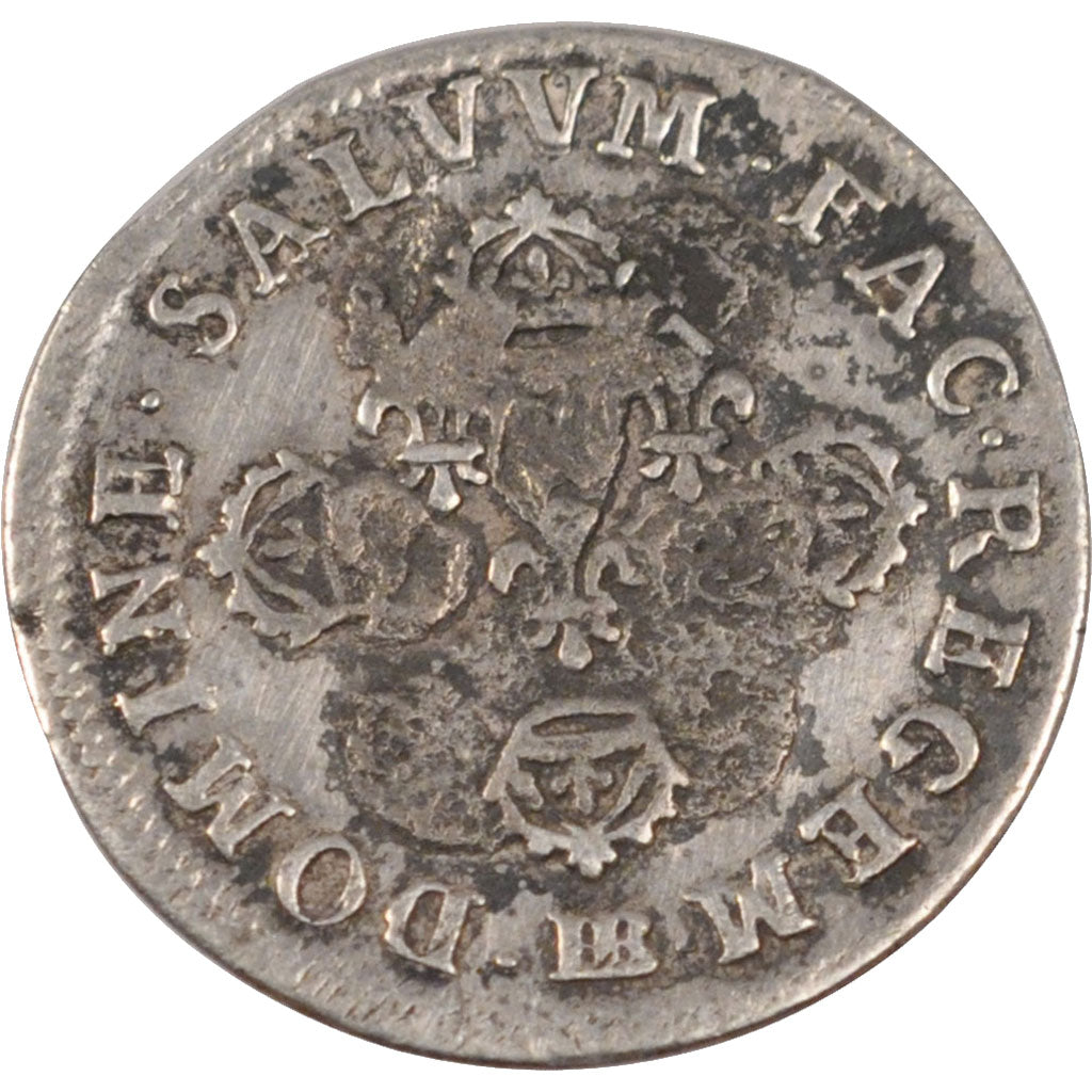 Louis XIV, 10 Sols aux 4 couronnes