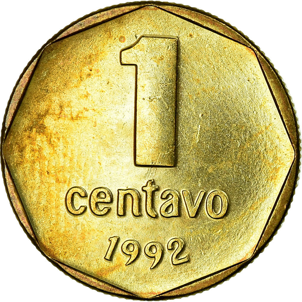 Coin, Argentina, Centavo, 1992, EF(40-45), Aluminum-Bronze, KM:108