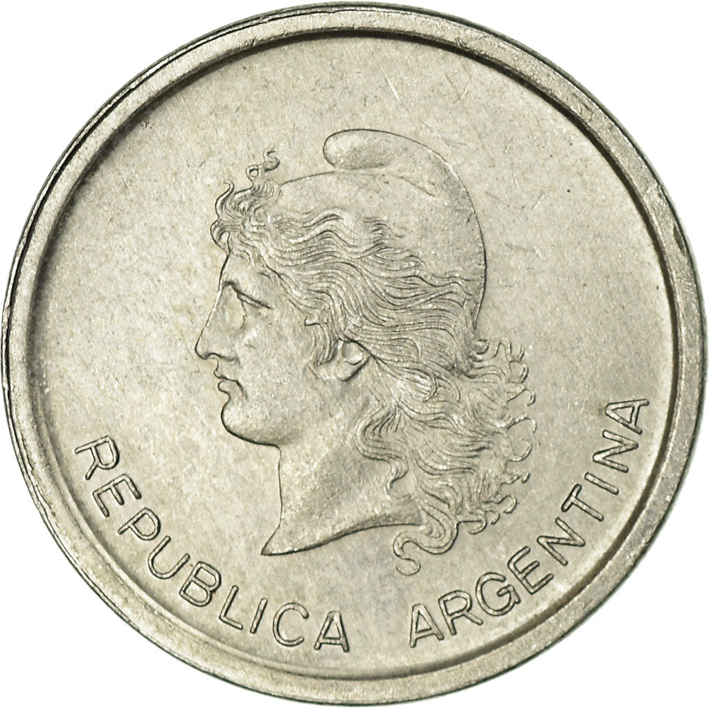 Coin, Argentina, Centavo, 1983, EF(40-45), Aluminum, KM:87