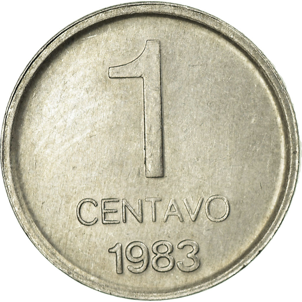 Coin, Argentina, Centavo, 1983, EF(40-45), Aluminum, KM:87