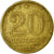 Coin, Brazil, 20 Centavos, 1947, VF(30-35), Aluminum-Bronze, KM:556a