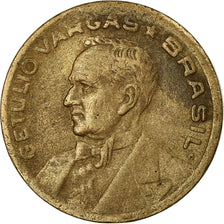 Coin, Brazil, 20 Centavos, 1943, EF(40-45), Copper-nickel, KM:556