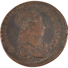 Louis XIV, Liard de France au buste juvénile second type 