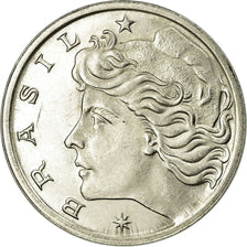 Coin, Brazil, 5 Centavos, 1977, EF(40-45), Stainless Steel, KM:587.1