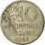 Coin, Brazil, 10 Centavos, 1967, EF(40-45), Copper-nickel, KM:578.1
