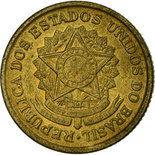 Coin, Brazil, 2 Cruzeiros, 1956, EF(40-45), Aluminum-Bronze, KM:568